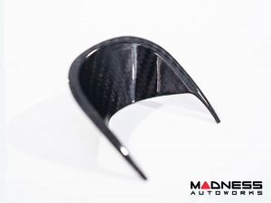 Maserati Ghibli Interior Trim - Carbon Fiber - Dashboard Clock Base Trim - Feroce Carbon